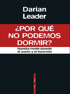 cover image of ¿Por qué no podemos dormir?